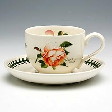 ポートメリオン　ボタニックローズ　ティーカップ&ソーサー(タモラピーチ)　BR04107_2　洋食器　イギリス　ボタニック
