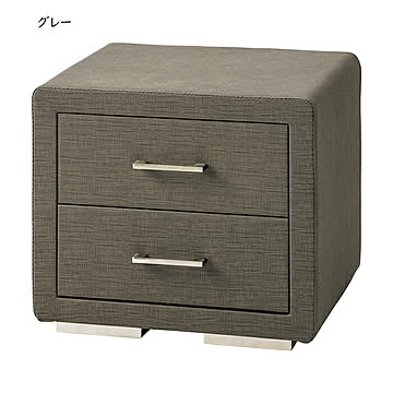 ベッドサイドテーブル 完成品 BA-33-V 幅490x奥行415x高さ425mm 桜屋工業