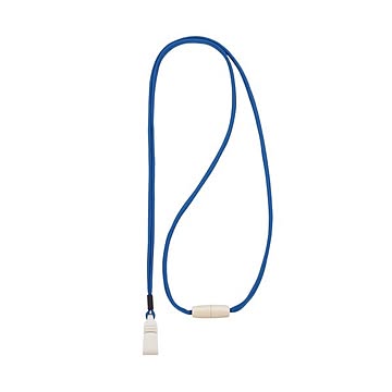 (まとめ) ライオン事務器 名札用ストラップブラック N-110P 1パック（10本） 【×10セット】