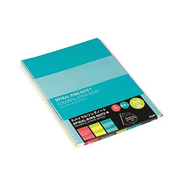 （まとめ） プラス リングノート スパイラルリングA4 RS-230-3P 1パック（3冊） 【×10セット】