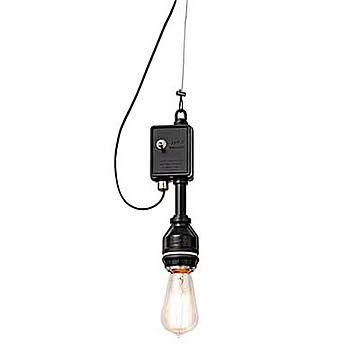 AMP SOCKET SWITCH UNIT AMP-L005 AMP-L006 アンパサンドソケット スイッチユニット ペンダントライト ペンダントランプ 天井照明 LED対応 E26 〜60W×1