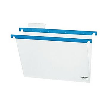 （まとめ）コクヨ ハンギングフォルダーPP（カラー）A5 青 A5-HFPN-B 1セット（10冊）【×5セット】