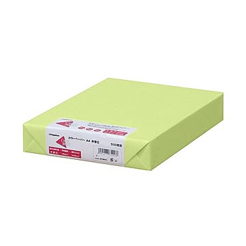 まとめ長門屋商店 Color Paper A4中厚口 うぐいす ナ-3258 1冊500枚 ×3セット