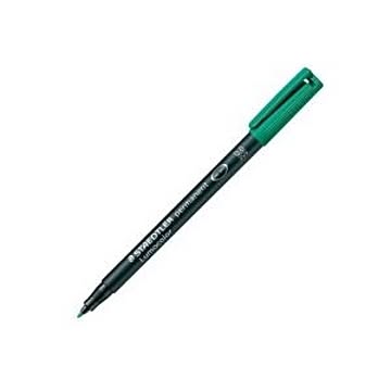 （まとめ）ステッドラー ルモカラー 317-5 油性細書 緑【×10セット】