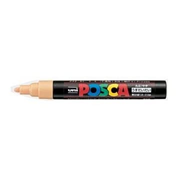 （まとめ） 三菱鉛筆 ユニ ポスカ 中字丸芯（1.8-2.5mm） PC-5M.54 うすだいだい 1本入 【×10セット】