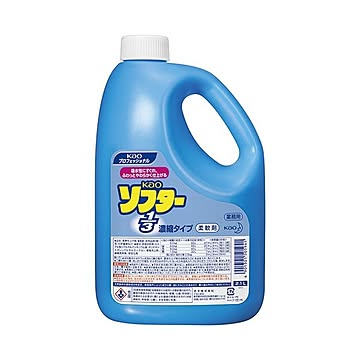 （まとめ） 花王 ソフター1／3 濃縮タイプ 業務用 2.1L 1本 【×3セット】