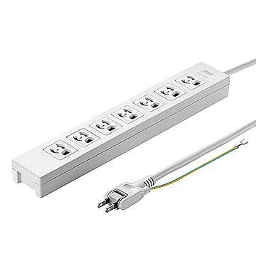 サンワサプライ 電源タップ TAP-F37-5SR 管理No. 4969887838587