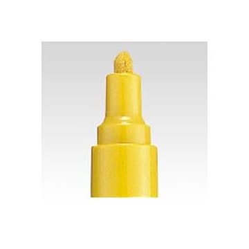 （まとめ） 三菱鉛筆 ペイントマーカー 中字（2.2-2.8mm） PX-20.2 黄 1本入 【×10セット】