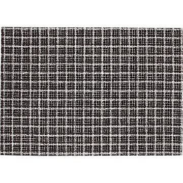セロン プレーベル 防炎 ラグマット 140×200cm ブラック ホットカーペット対応 日本製