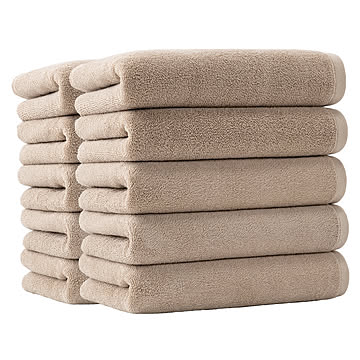 スマートエール しっかり長持ちフェイスタオル 10枚 【プラザセレクト】