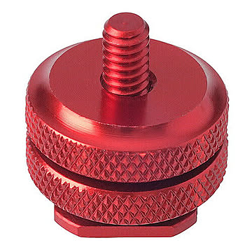 エツミ 1/4"シューアダプター ダブル レッド VE-6947 管理No. 4975981846984