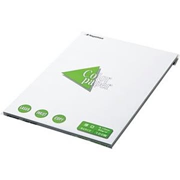 （まとめ） 長門屋商店 Color Paper B4 厚口 白 ナ-2301 1冊（100枚） ×5セット