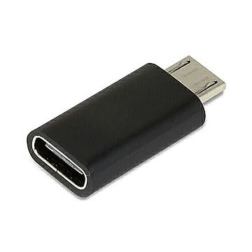 TypeC→microUSB変換コネクター (ブラック) MTCA-BK 管理No. 4520008245464