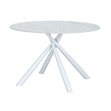 セラミックラウンドテーブル 組立式 コブル 幅1170x奥行1170x高さ715mm あずま工芸