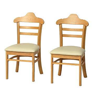 ハング ダイニングチェア2脚組 【時間指定不可】【代引不可】【同梱不可】【プラザセレクト】