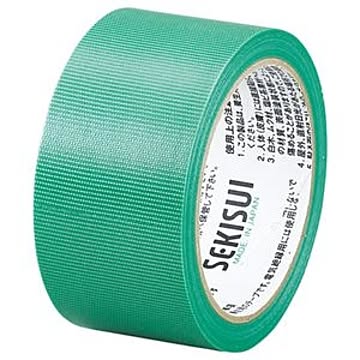 (まとめ) 積水化学 フィットライトテープ 50mm×25m 緑 N738M04 1巻 【×15セット】