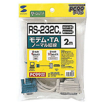 RS-232Cケーブル(TA・モデム用・2m) 管理No. 4969887553237
