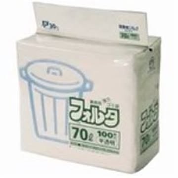 (業務用20セット) 日本サニパック フォルタ・環優包装F-7H 半透明 70L 100枚