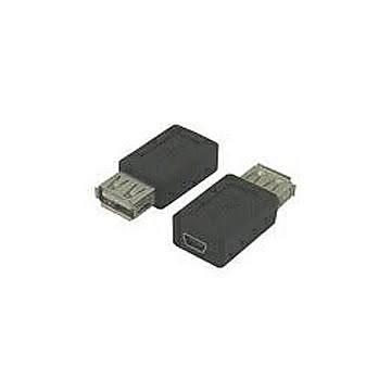 変換名人　USB A(メス)→miniUSB(メス)　USBAB-M5BN 管理No. 4571284888999