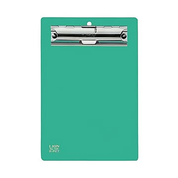 （まとめ）ライオン事務器 PETカラー用箋挟A6タテ グリーン No.50K 1枚 【×20セット】