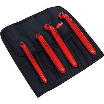 KNIPEX（クニペックス）HEV-3 HV・EV車用絶縁4本組メガネセット