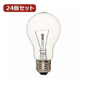 YAZAWA 24個セット 長寿命クリア60W形 L100V60WCLX24 管理No. 4560352869855