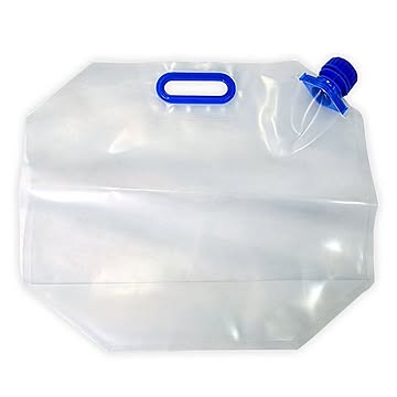 折りたたみ 水タンク/ウォータータンク 15L 3個セット 軽量 持ち運び便利 〔キャンプ 釣り 断水 渇水 防災用品〕