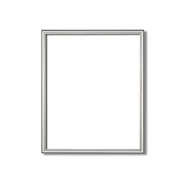 デッサン額縁/フレーム 【大衣サイズ 509×394mm】 シルバー 壁掛けひも付き 化粧箱入り 5004