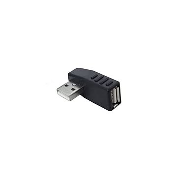 (まとめ)変換名人 変換プラグ USB A 左L型 USBA-LL×20セット