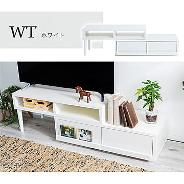 伸縮テレビ台 95~150cm ETVB-9015