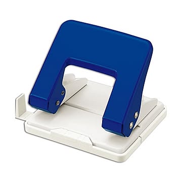 まとめ ライオン事務器 2穴パンチ 20枚穿孔ブルー BP-20 1台  ×30セット