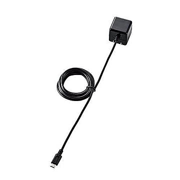 エレコム ケーブル一体型スマホ用AC充電器(長寿命・1A) MPA-ACMAC155BK 管理No. 4953103281271