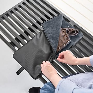 山崎実業 収納ポーチになる 水着お着替えシート タワー tower