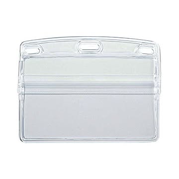 名札用ケース ソフトヨコ名刺 10枚入 【×10セット】