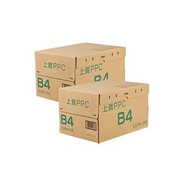上質PPC用紙 NY B4 1セット5000枚:2500枚×2箱