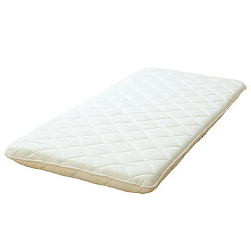 ふとんファクトリー しっかり固め五層敷き布団 DLアイボリー 【プラザセレクト】