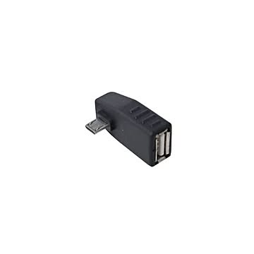 (まとめ)変換名人 変換プラグ microHOST 左L型 USBMCH-LL×20セット