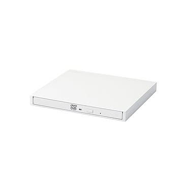 エレコム ポータブルDVDドライブ/USB3.2（Gen1）/M-DISC対応/オールインワンソフト付/ホワイト LDR-PML8U3VWH