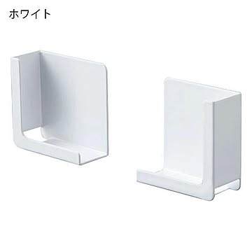 山崎実業 tower マグネットバスルームタブレットホルダー ホワイト