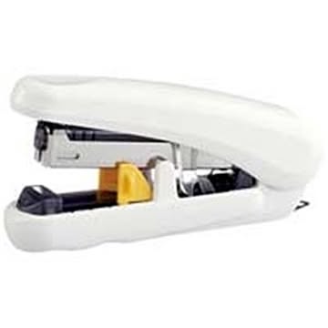 （まとめ）プラス フラットホッチキス ピタヒット ST-010X 白×10セット