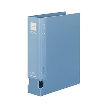 (まとめ) コクヨ チューブファイルPP 片開き A4タテ 600枚収容 背幅74mm 青 フ-F660NB 1冊  【×10セット】