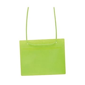 （まとめ）ソニック カラーイベント吊下げ名札名刺サイズ 緑 VN-849-G 1パック（50個）【×10セット】