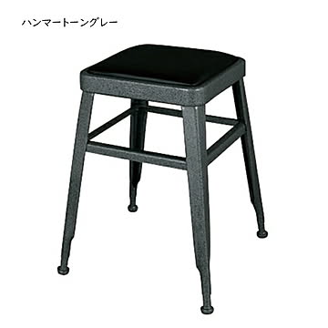 DULTON 完成品椅子 LIGHT-45 STOOL 113-300 ハンマートーングレー 幅375x奥行375x高さ450mm