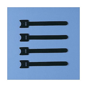 (まとめ)サンワサプライ ケーブルタイ(面ファスナー) CA-MF1KN×10セット