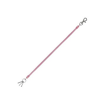 (まとめ) レイメイ藤井 コイルキーチェーン26~100cm ピンク GLK301P 1個  【×50セット】