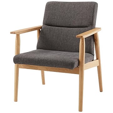 東谷 リズ ダイニングチェア チャコールグレー 幅63x奥行70x高さ80cm RTO-881