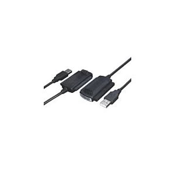 （まとめ）変換名人 USB-SATA／IDE2.5-3.5ドライブ USB-SATA／IDE【×3セット】