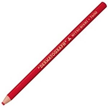 （まとめ）三菱鉛筆 ダーマト鉛筆 K7600.15 赤 12本入 ×3セット