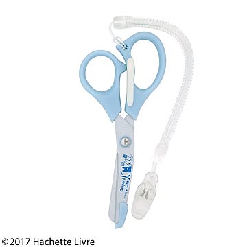 リサとガスパール 医療用はさみ【伸びるハサミ】 【リサとガスパール　ブルー】【2本セット】