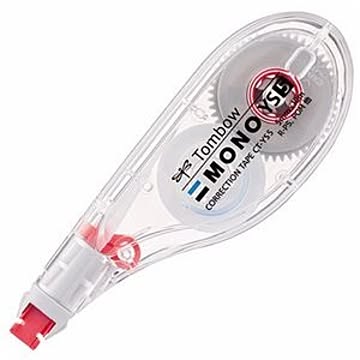 （まとめ） トンボ鉛筆 修正テープ モノYS5 5mm幅×10m 赤 CT-YS5 1個 【×20セット】